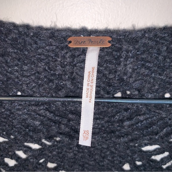 Free People Avery Cardigan Black XS - Picture 9 of 13